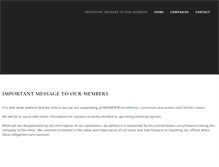 Tablet Screenshot of nxivm.com